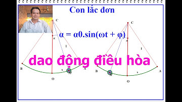 Con lắc đơn dao động điều hòa α=αsin(ωt + φ) Chứng minh Con lắc đơn dao động điều hòa s=Asin(ωt + φ)