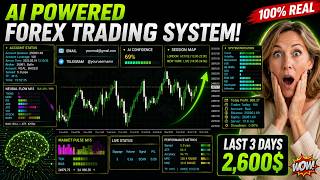 AI Forex Robot Made $2,600 in 3 Days!100% Real Trading Results #forex