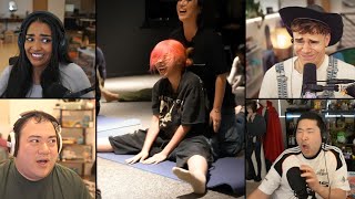 Streamers React To Lily Jodi And Yvonne Get Stretched By Their Instructor Part 1