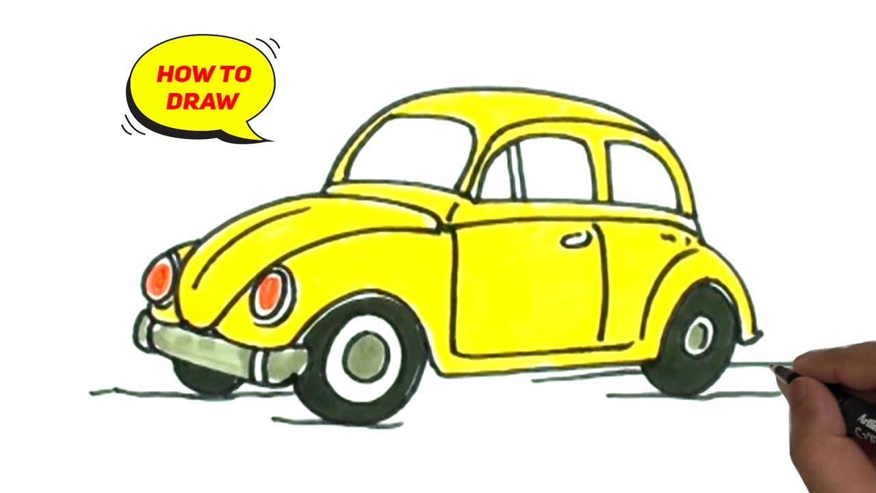 How To Draw A Bug Car