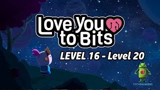 Love You To Bits Walkthrough Level 16 17 18 19 20 (ALL BONUS ITEMS) - GAMEPLAY