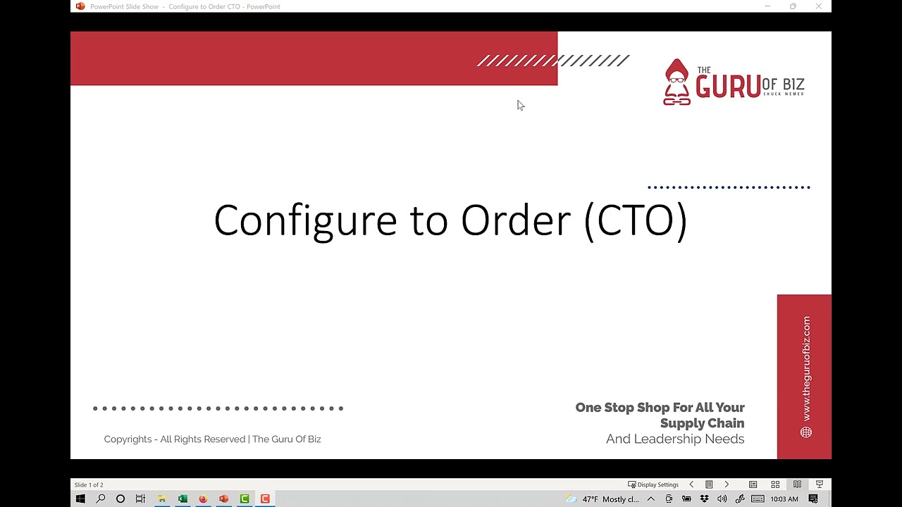 Configure to Order CTO