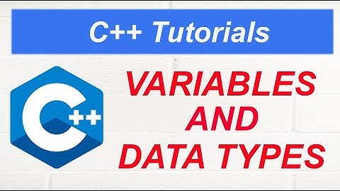 Variables and Datatypes in C++ #2 in Urdu/Hindi || My Academy