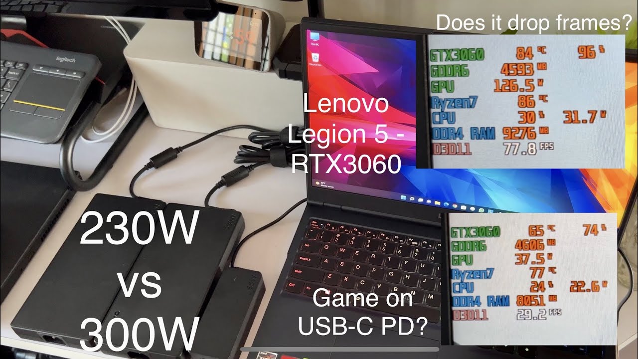 Lenovo 230W vs 300W power supply - Legion laptops