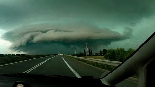 Driving Straight Into A Beautiful  Supercell  (Max Brhon  The Future)  26.06.2020 4K UHD 60FPS V.3