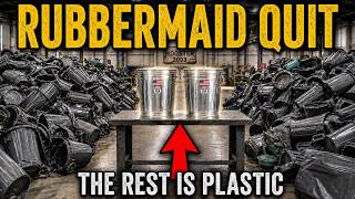 The Only 2 Trash Cans Bent From American Steel Rubbermaid Closed Wooster in 2003