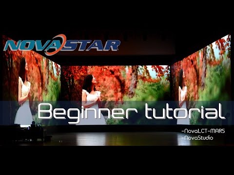 LED screen/ LED sign/ LED display control software Novastar beginner tutorial