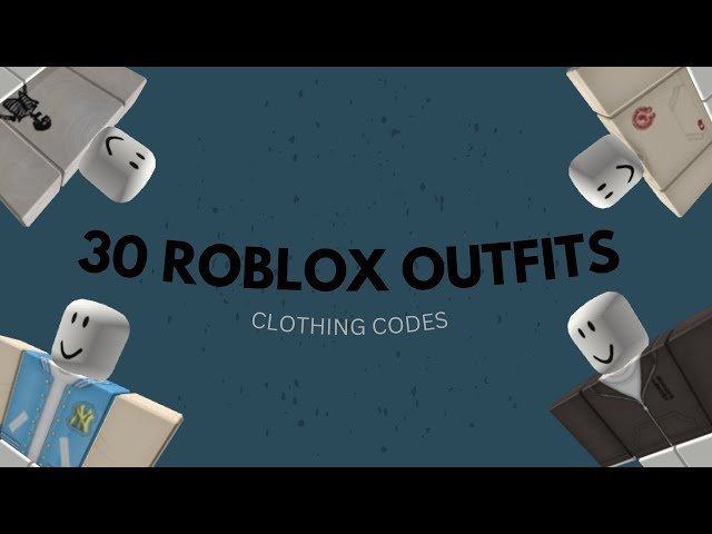 Roblox Clothing Codes 2022