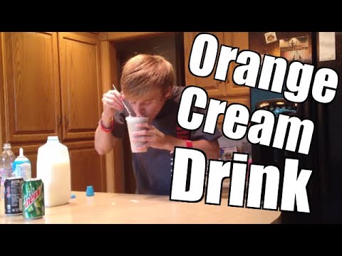 How to Make an Orange Cream Drink Mix