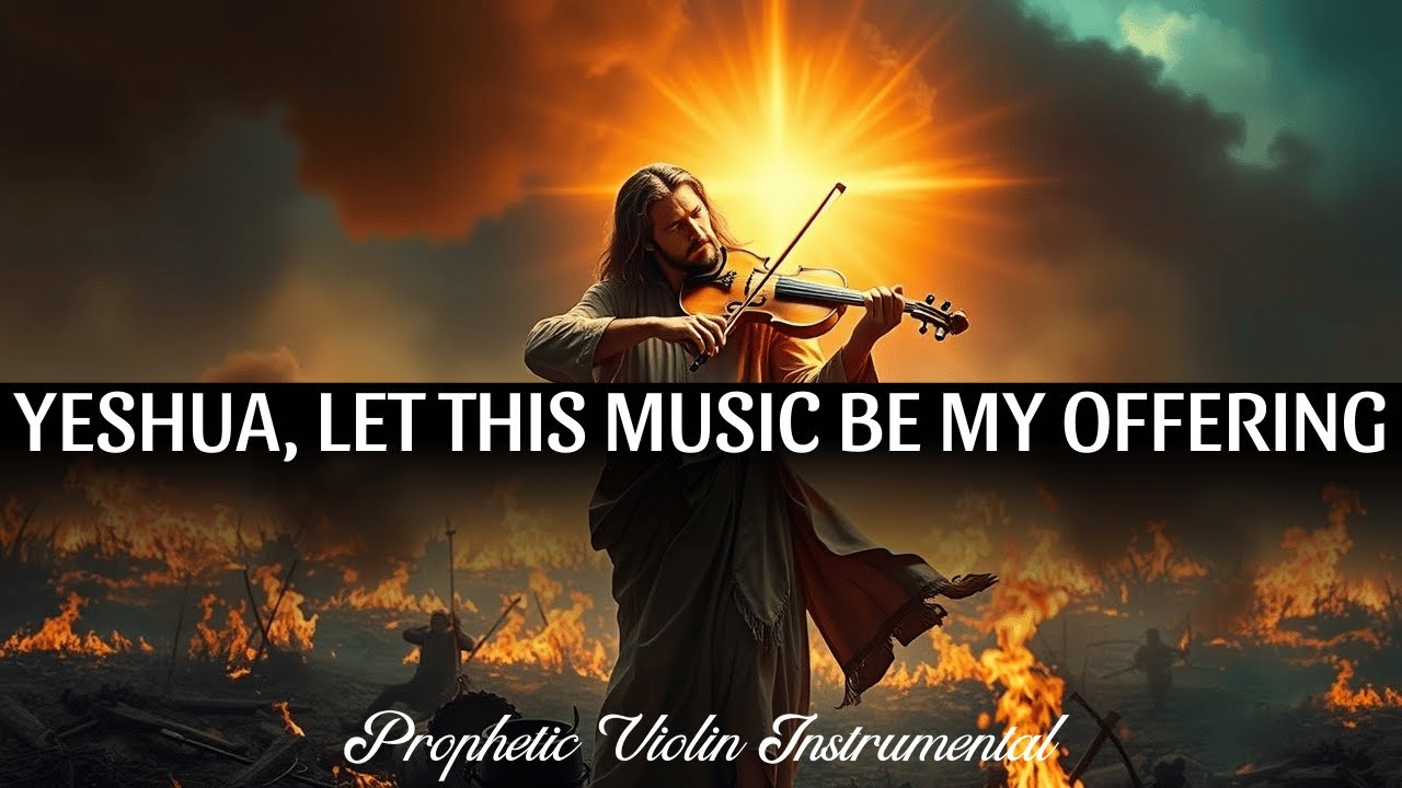 Prophetic Violin Worship Instrumental/YESHUA, LET THIS MUSIC # ...