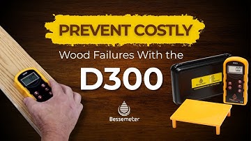 How to Use the D300 Pinless Wood Moisture Meter