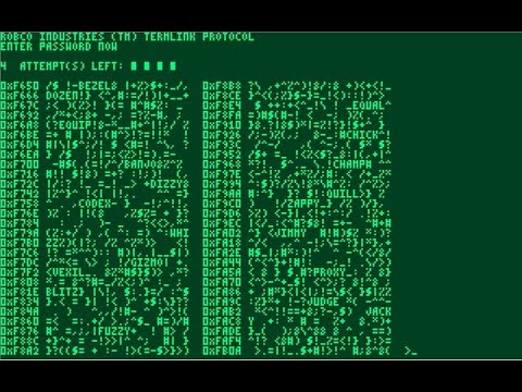 Fallout Hacking Game on homebrew OS