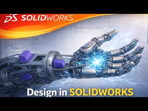 Design Robotic Hand On Solidworks | Advance Level
