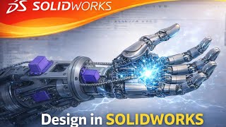 Design Robotic Hand On Solidworks | Advance Level