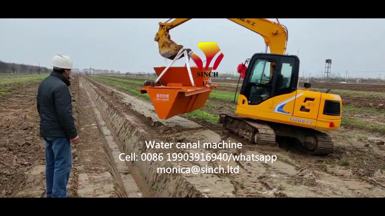 Water canal machine-China Concrete canal liner-Henan Sinch Machinery Co ...