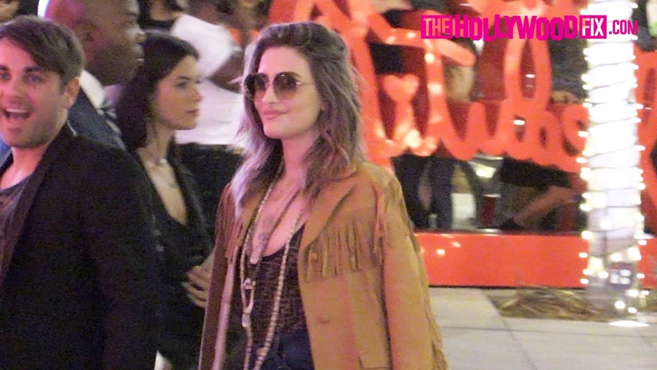 Paris Jackson Arrives To Nicki Minaj's Fendi Collection Launch Party In