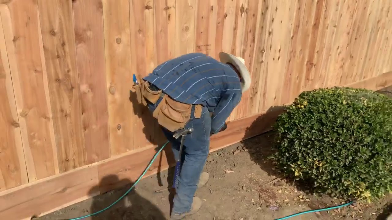 Showing off with the nail gun