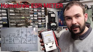 DIY ESR Meter, Capacitor meter.