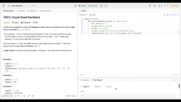 LeetCode DCC Apr 2025 - Day 13 - 1922. Count Good Numbers