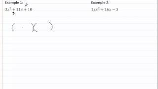 10.2a Factor Trinomials-Reverse Foil