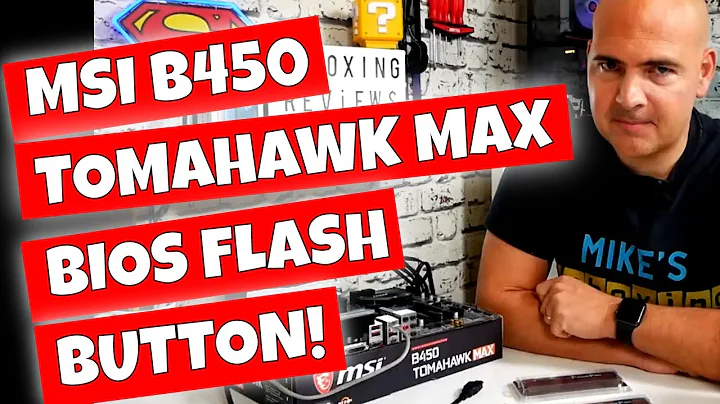 如何使用MSI B450 Tomahawk Max的USB BIOS闪回按钮更新BIOS