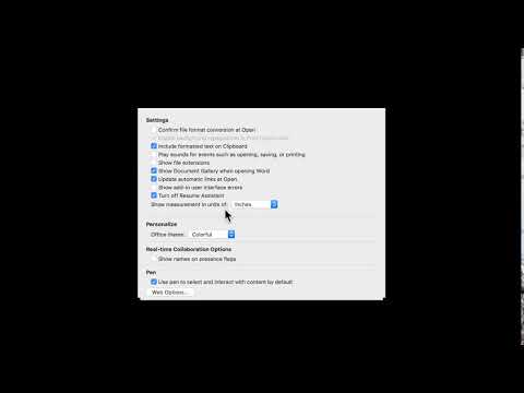 How to Set Microsoft Word Preferences