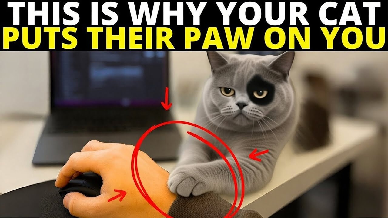 If Your Cat Puts Their Paw on You, They're Trying To Tell You This...