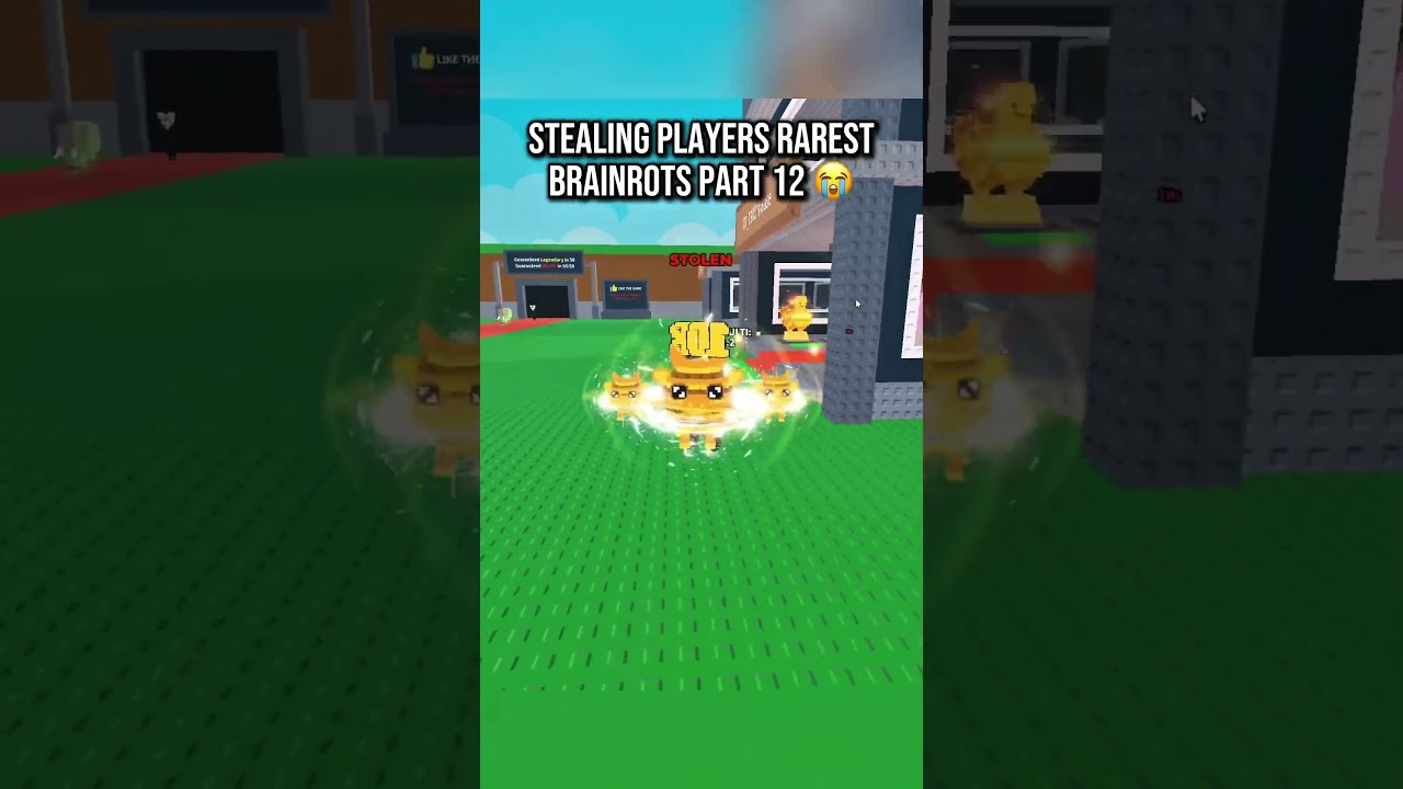 Stealing Players Rarest Brainrots Part 12 Roblox Steal A Brainrot
