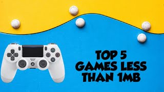 TOP 5 GAMES IN LESS THAN 1 MB | GAMES IN KB | GAMES FOR ANDROID screenshot 2