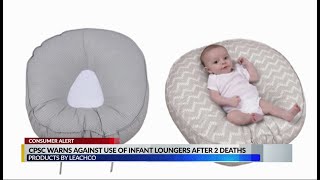 CPSC warns against use of infant loungers after 2 deaths