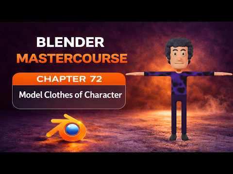 BLENDER MASTERCOURSE: Chapter-72: Character Creation: Modeling the Clothes