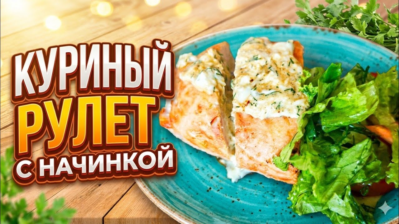 ЗАБУДЬТЕ про сухую грудку! Куриный рулет, который ТАЕТ во рту 🤤