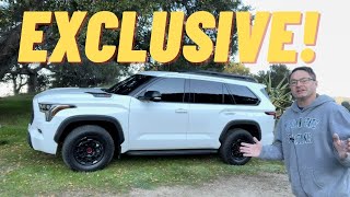 EXCLUSIVE 1st Look - 2023 Toyota Sequoia TRD Pro! AMAZING! 2023 Toyota Sequoia Trd Pro Interior Detailed Walkthrough