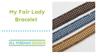 Free Project: My Fair Lady Bracelet (RightAngle Weave)