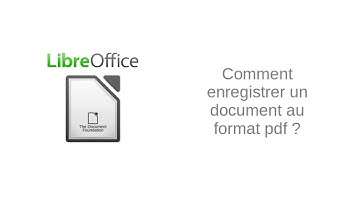 Exporter une présentation LibreOffice au format pdf