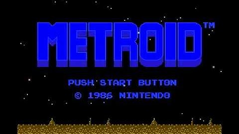 Metroid Opening Title Screen Intro Nintendo NES