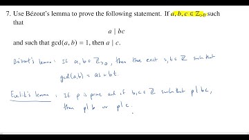 Using Bézout