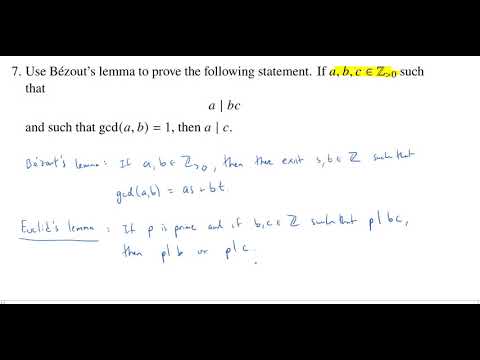 Using Bézout's Lemma,
