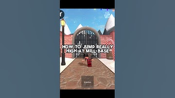 How to jump really high at mill base in mm2 #roblox #mm2 #fyp #jump
