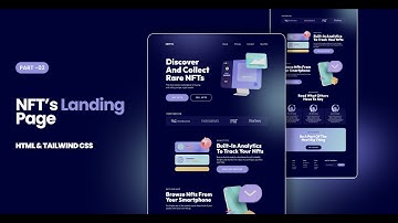 How to Create a Responsive Nft Landing Page with HTML and Tailwind CSS part-01