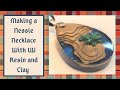 #75- Creating a Loch Ness Monster 3D Resin Necklace