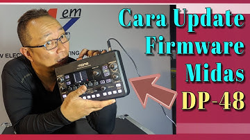 【AVEM 】 Cara Update Firmware Midas DP48 Dual 48 Channel Personal Monitor Mixer
