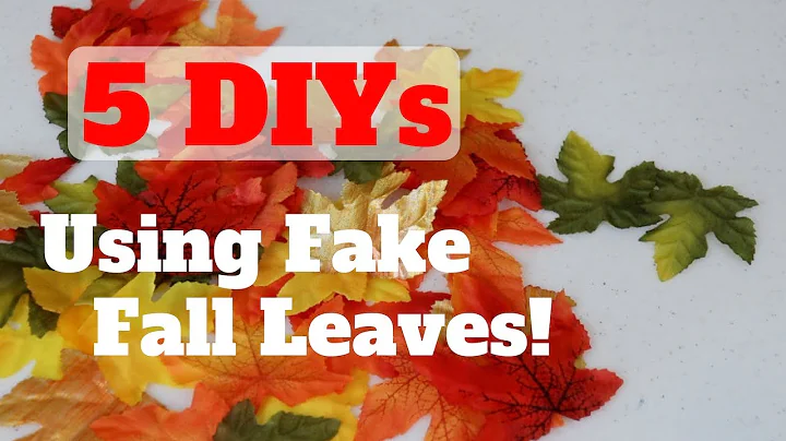 5 DIYs Using Fake Fall Leaves from the Dollar Store | TuTu Ep 58