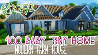 Can I Build a 100 Baby Tiny Home? \\\\Speed Build Sims 4