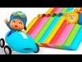  pocoyo  nina episodios completos  toboganes de colores 121 min caricaturas y dibujos animados