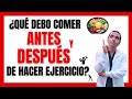 🔴¿QUÉ COMER 🍎🍌🥑🍞🥗 ANTES Y DESPUÉS DE HACER EJERCICIO🏃‍♀️🏃‍♂️? - The Pre and Post Workout Meal Myth