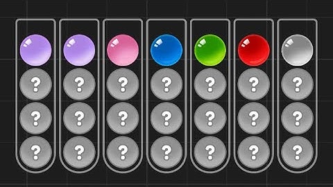 Ball Sort Puzzle - Color Game Level 101 Solution