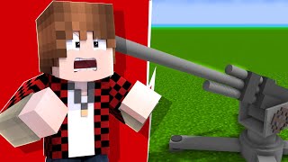 Minecraft - Blowing Up My Friends House With Missile Turrets In Crazycraft | JeromeASF
