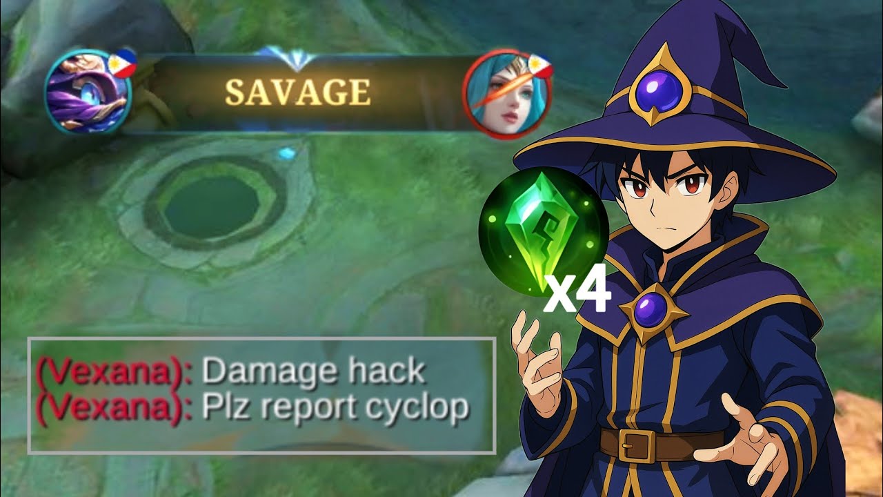 Savage +20 Kills! Cyclops Mid Lane God Build 🔥 | Best Carry Game