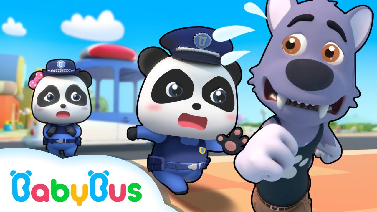 パンダがおまわりさんに変身して パトカーで 困っている動物たちを助ける 警察ごっこ 人気動画まとめ 連続再生 赤ちゃんが喜ぶアニメ 動画 Babybus Youtube